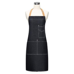 SKAP082 manufacture canvas halter apron, custom-made solid color waterproof canvas apron for supermarket coffee shop, canvas apron center waxed canvas apron SKAP082 manufacture canvas halter apron, custom-made solid color waterproof canvas apron for supermarket coffee shop, canvas apron center waxed canvas apron